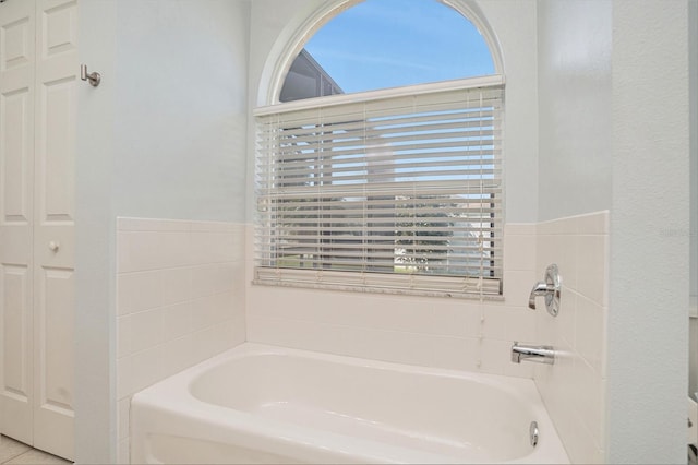 1135 Millbrook Cir, Bradenton, FL 34212 - bathroom with a garden tub and a closet