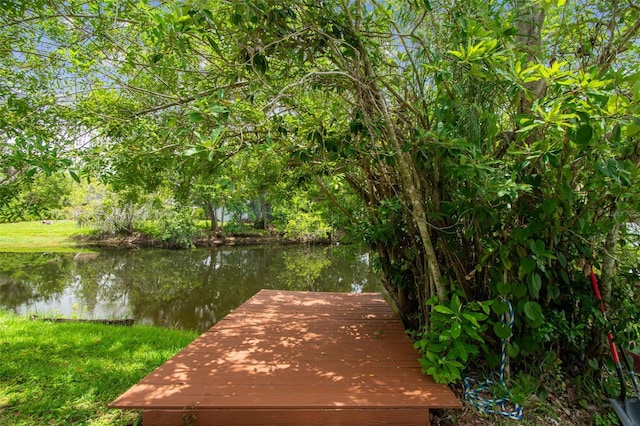 18914 Geraci Rd, Lutz, FL 33548 - dock area featuring a water view