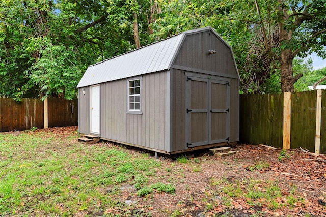 3906 W Rogers Ave, Tampa, FL 33611 - view of shed with a fenced backyard