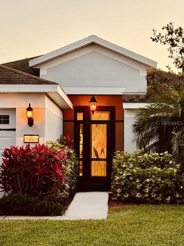 5103 98th Ave E, Parrish, FL 34219 - entrance to property with stucco siding
