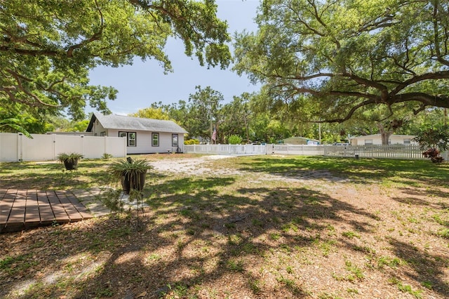 1235 Bass Blvd, Dunedin, FL 34698 - fenced backyard with a gate