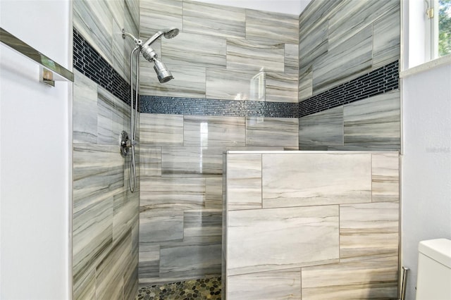 1460 Kensington Woods Dr, Lutz, FL 33549 - bathroom featuring toilet and tiled shower