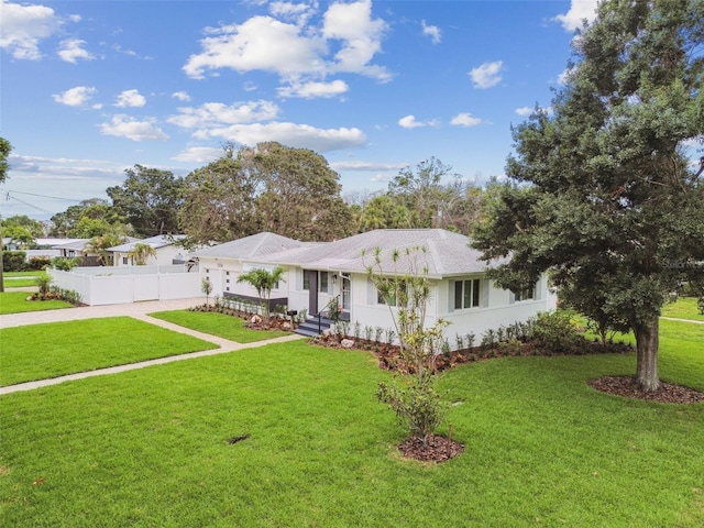 7224 Park St S, St Pete Beach, FL 33707 - ranch-style home with driveway and roof with shingles