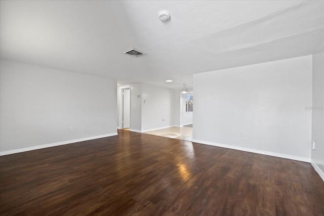 7330 Abalone Dr, Port Richey, FL 34668 - unfurnished living room with wood finished floors