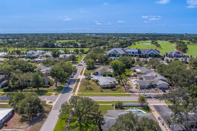 501 Poinsettia Rd, Belleair, FL 33756 - aerial view of residential area with a nearby body of water and a golf club