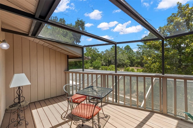 3133 Harvest Moon Dr, Palm Harbor, FL 34683 - view of wooden deck