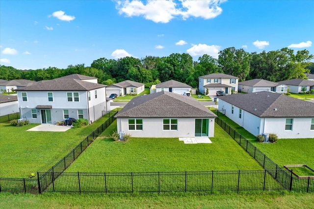 3146 Forrest Plum Ct, Zephyrhills, FL 33540 - back of house featuring a residential view and a patio