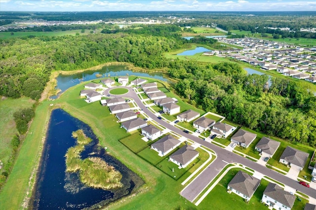 3146 Forrest Plum Ct, Zephyrhills, FL 33540 - aerial view of property and surrounding area with a nearby body of water and nearby suburban area