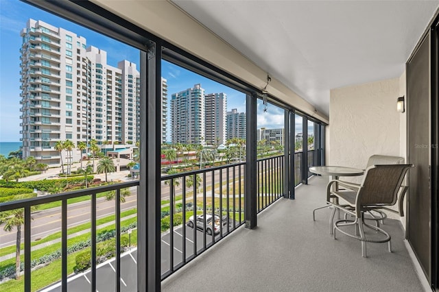 1581 Gulf Blvd Unit 403N, Clearwater Beach, FL 33767 - balcony with a city view