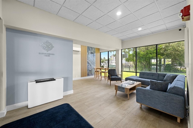 1581 Gulf Blvd Unit 403N, Clearwater Beach, FL 33767 - lobby with a drop ceiling and recessed lighting