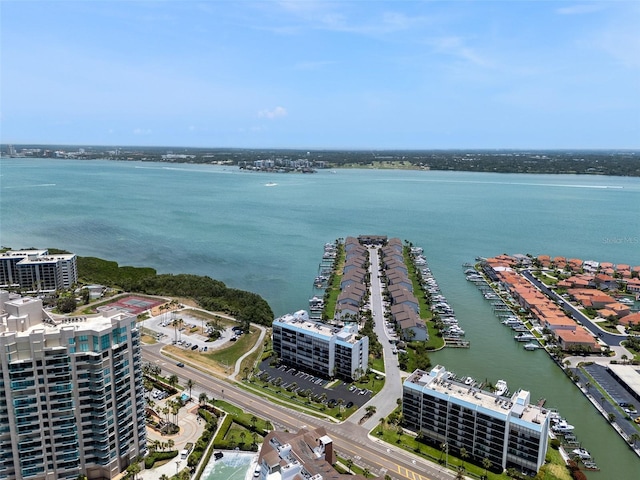 1581 Gulf Blvd Unit 403N, Clearwater Beach, FL 33767 - aerial view of a large body of water