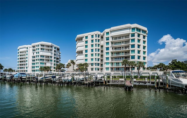 1 Seaside Ln Unit 302, Belleair, FL 33756 - view of building exterior featuring a water view