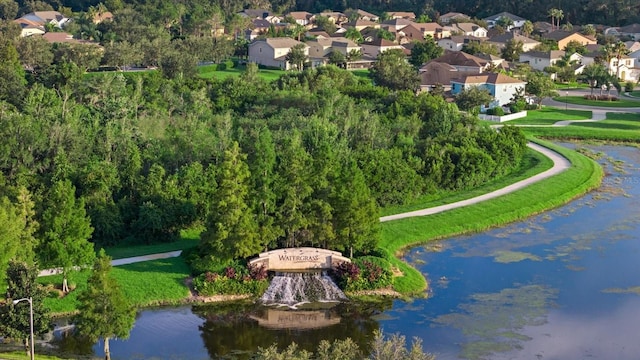 33219 Kateland Dr, Wesley Chapel, FL 33545 - aerial view of residential area with a nearby body of water