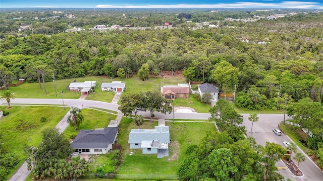 8329 Gulf Way, Hudson, FL 34667 - aerial view of residential area with a heavily wooded area