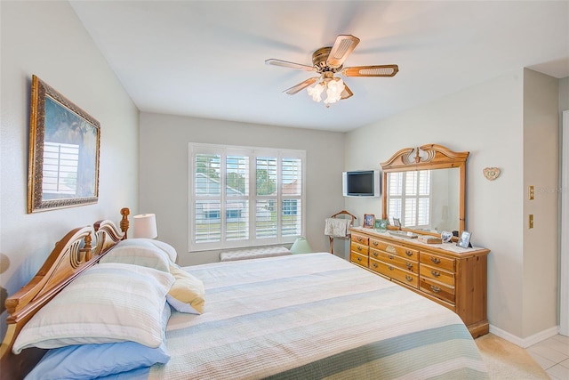 7823 Hardwick Dr Unit 224, New Port Richey, FL 34653 - bedroom featuring a ceiling fan and baseboards