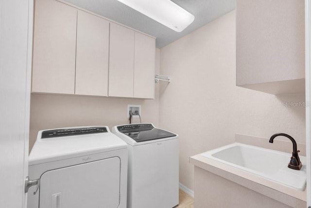 241 Royal Palm Way, Spring Hill, FL 34608 - laundry area featuring cabinet space and washing machine and clothes dryer