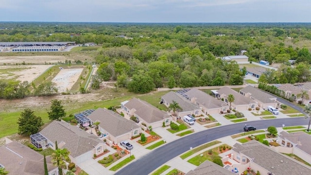 241 Royal Palm Way, Spring Hill, FL 34608 - aerial perspective of suburban area featuring a forest