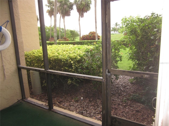 2616 Cove Cay Dr Unit 104, Clearwater, FL 33760 - view of unfurnished sunroom