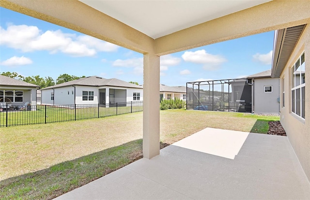 8323 SW 58th Loop, Ocala, FL 34481 - fenced yard featuring a patio area and a residential view