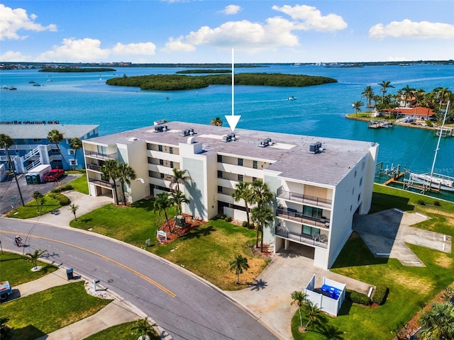 12525 3rd St E Unit 303, Treasure Island, FL 33706 - aerial view of a nearby body of water and apartment complex
