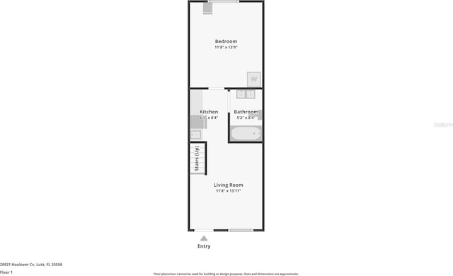 20921 Haulover Cv Unit 8, Lutz, FL 33558 - property floor plan