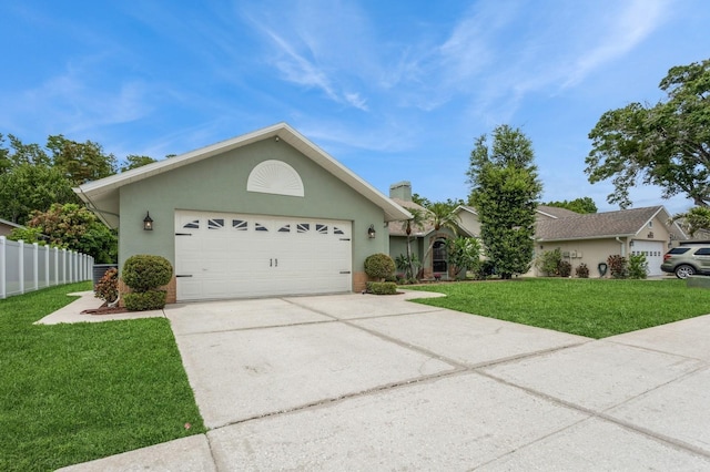 8549 Pinafore Dr, New Port Richey, FL 34653 - ranch-style home with an attached garage, stucco siding, and concrete driveway