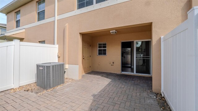 9752 Trumpet Vine Loop, Trinity, FL 34655 - view of patio with central AC