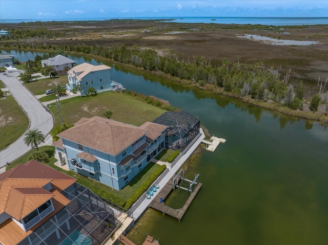 3397 Bluefish Dr, Hernando Beach, FL 34607 - aerial view of a nearby body of water