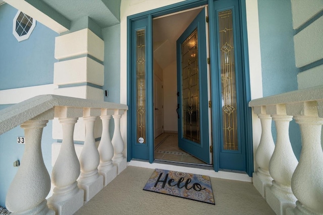 3397 Bluefish Dr, Hernando Beach, FL 34607 - entrance to property with a balcony