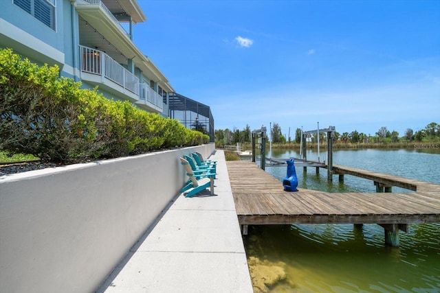 3397 Bluefish Dr, Hernando Beach, FL 34607 - dock with a water view and boat lift