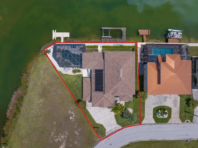 3397 Bluefish Dr, Hernando Beach, FL 34607 - view of property location with property parcel outlined