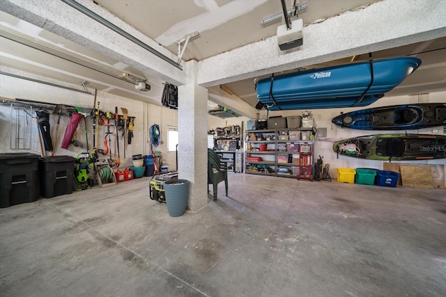 3397 Bluefish Dr, Hernando Beach, FL 34607 - garage with a garage door opener