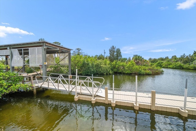 3397 Bluefish Dr, Hernando Beach, FL 34607 - dock with a water view