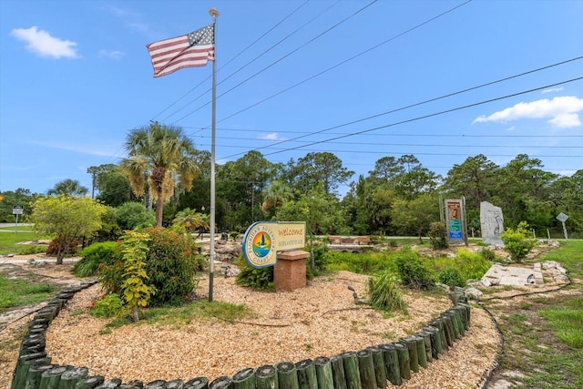 3397 Bluefish Dr, Hernando Beach, FL 34607 - view of community / neighborhood sign