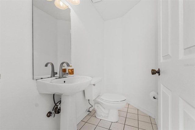 18219 Bittern Ave, Lutz, FL 33558 - half bathroom featuring tile patterned flooring and toilet