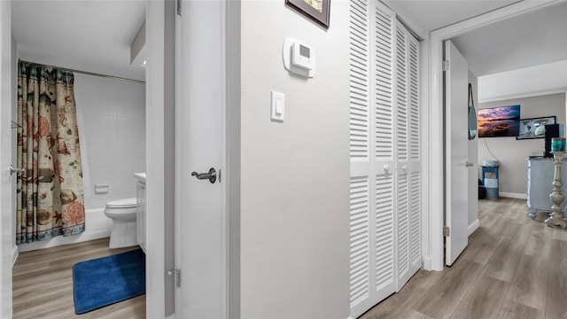 2616 Cove Cay Dr Unit 505, Clearwater, FL 33760 - hall with wood finished floors