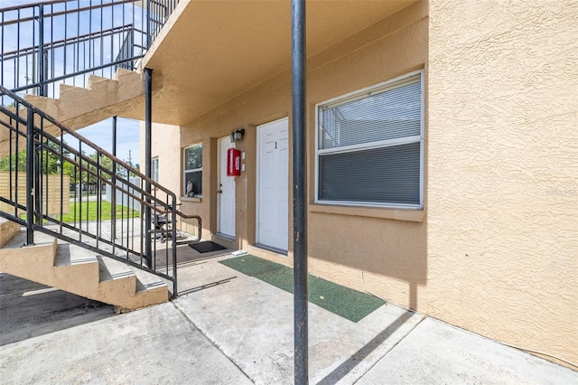 1799 Russell St S, Saint Petersburg, FL 33712 - view of exterior entry with stucco siding