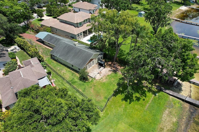 14808 Lake Magdalene Cir, Tampa, FL 33613 - drone / aerial view of a large body of water