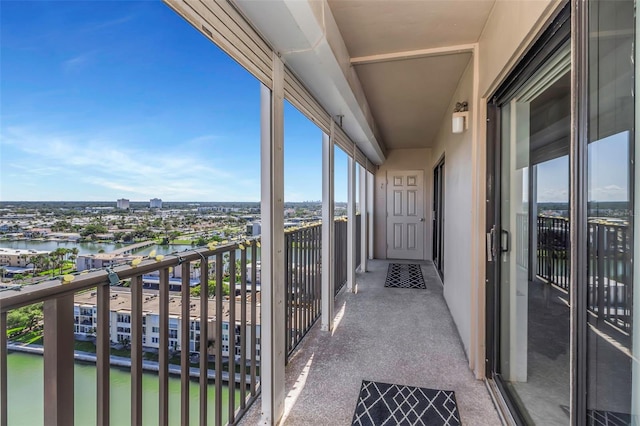 7300 Sun Island Dr S Unit 1505, South Pasadena, FL 33707 - balcony with a water view