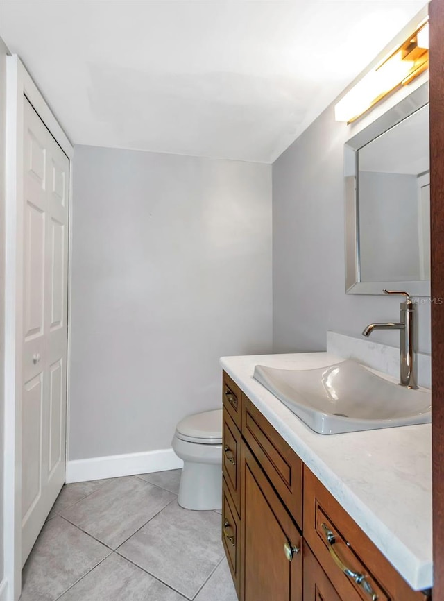 7300 Sun Island Dr S Unit 1505, South Pasadena, FL 33707 - bathroom with vanity and tile patterned floors