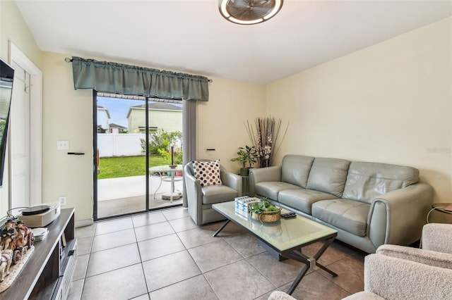 14206 Covert Green Pl, Riverview, FL 33579 - living room featuring light tile patterned flooring