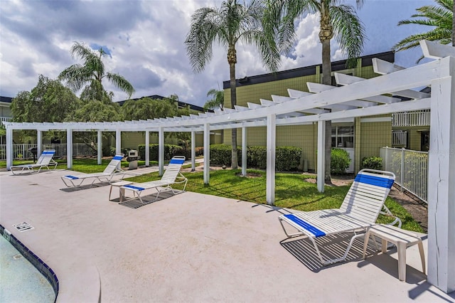 1301 S Howard Ave Unit A22, Tampa, FL 33606 - view of pool featuring a pergola and a patio area