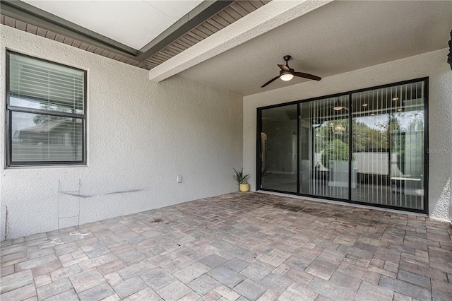 19974 Bluebird Meadow Dr, Lutz, FL 33558 - view of patio featuring ceiling fan