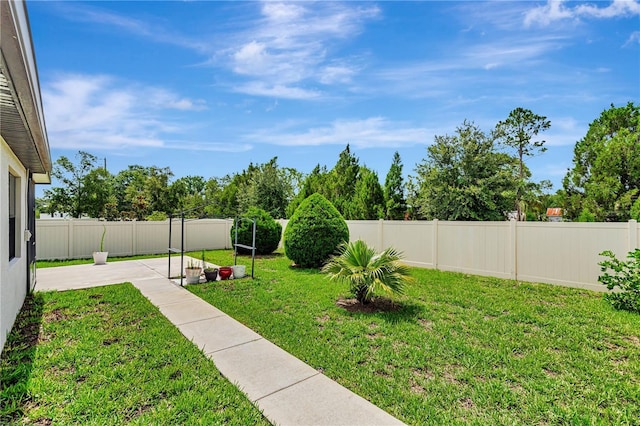 19974 Bluebird Meadow Dr, Lutz, FL 33558 - fenced backyard featuring a patio area