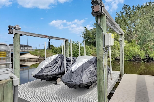6512 Simone Shores Cir, Apollo Beach, FL 33572 - dock featuring a water view