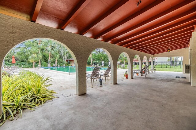 2699 Seville Blvd Unit 207, Clearwater, FL 33764 - view of patio with a community pool