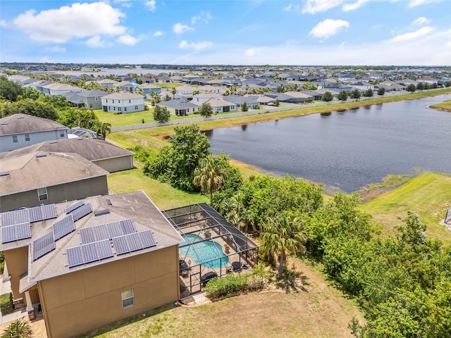 12244 Fairlawn Dr, Riverview, FL 33579 - aerial perspective of suburban area with a large body of water