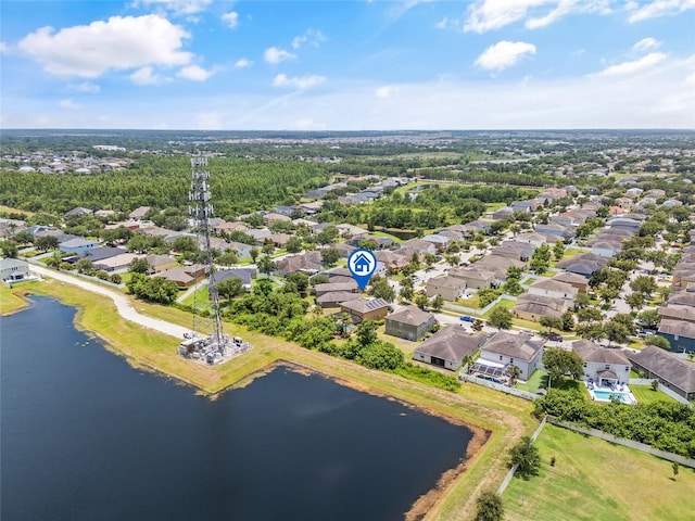 12244 Fairlawn Dr, Riverview, FL 33579 - aerial view of residential area featuring a large body of water