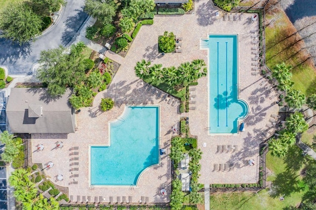 4400 English Turn Way, Wesley Chapel, FL 33543 - drone / aerial view of a pool