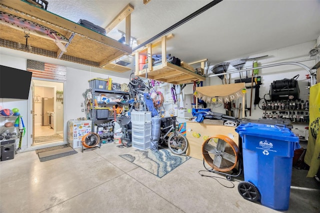 14716 Crescent Rock Dr, Wimauma, FL 33598 - view of garage